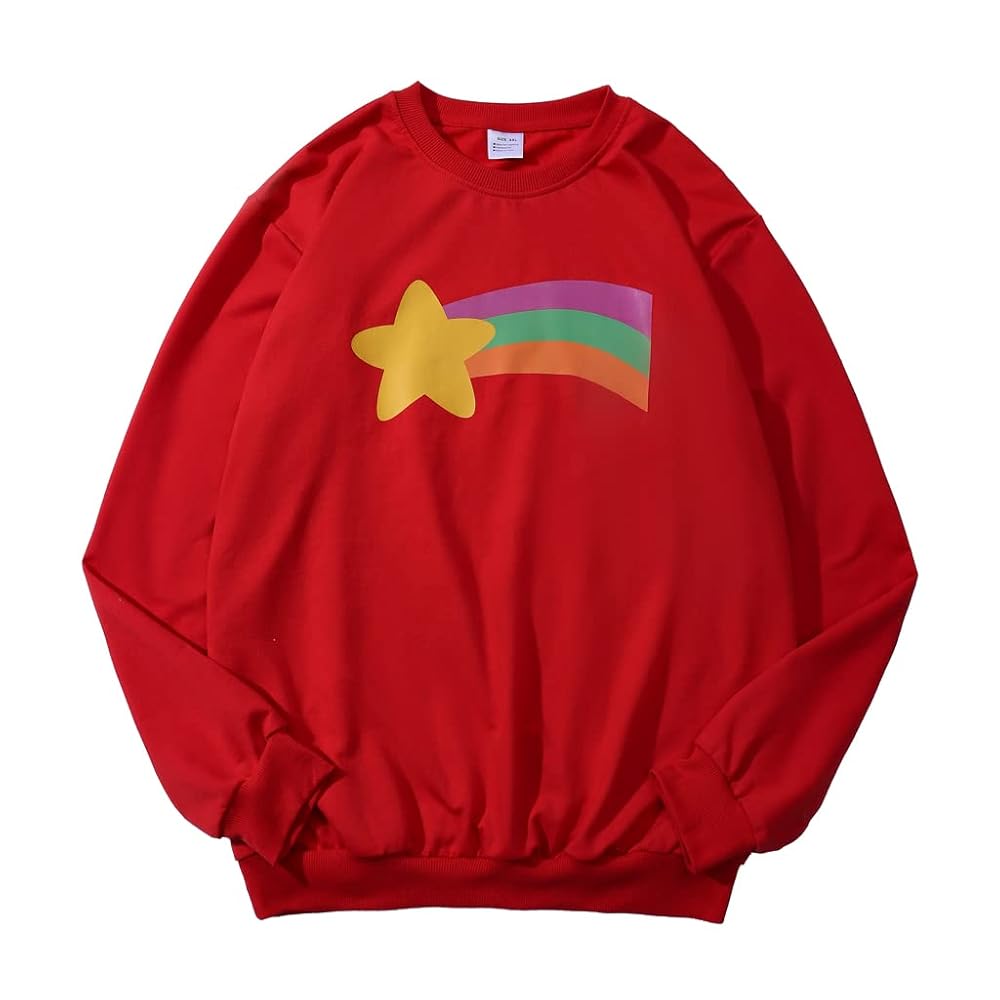 トップス Xander Zhou Rainbow Sweat Shirt Thumbs Up Blue: Crop Sweatshirt — Radical Sasquatch Dumpling